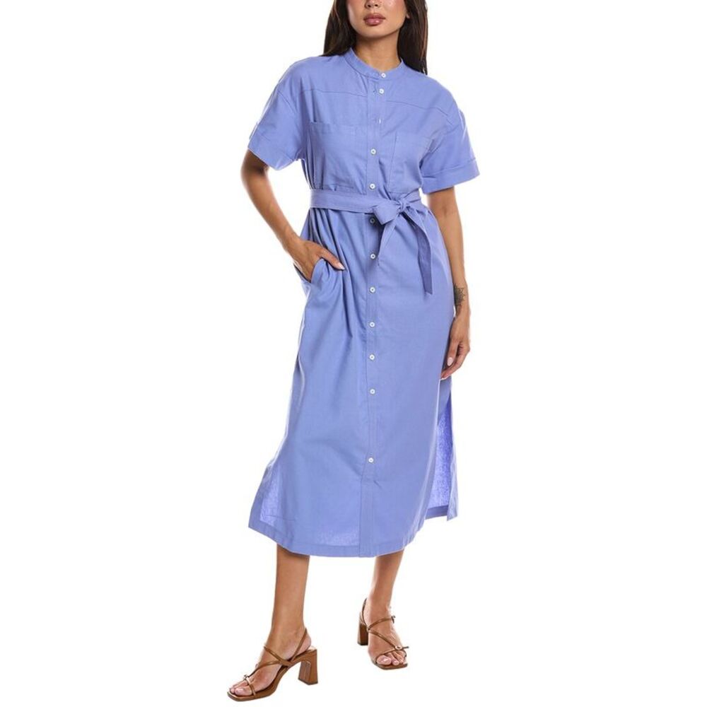Frnch Womens  Betsy Ladies Woven Dress, Blue